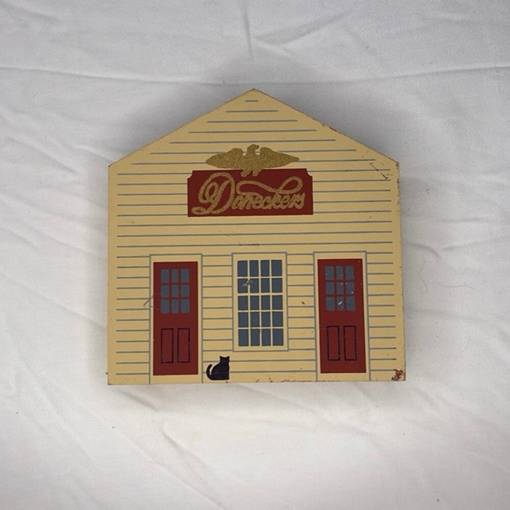 Vintage The Cat's Meow Doneckers Ephrata PA Wooden House